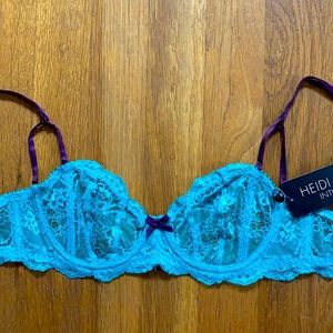 NWT Heidi Klum intimates lace bra underwire 34A